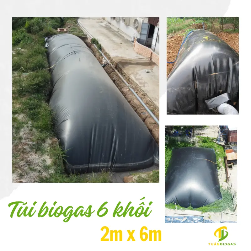 Túi Biogas 6 Khối I Tuấn Biogas